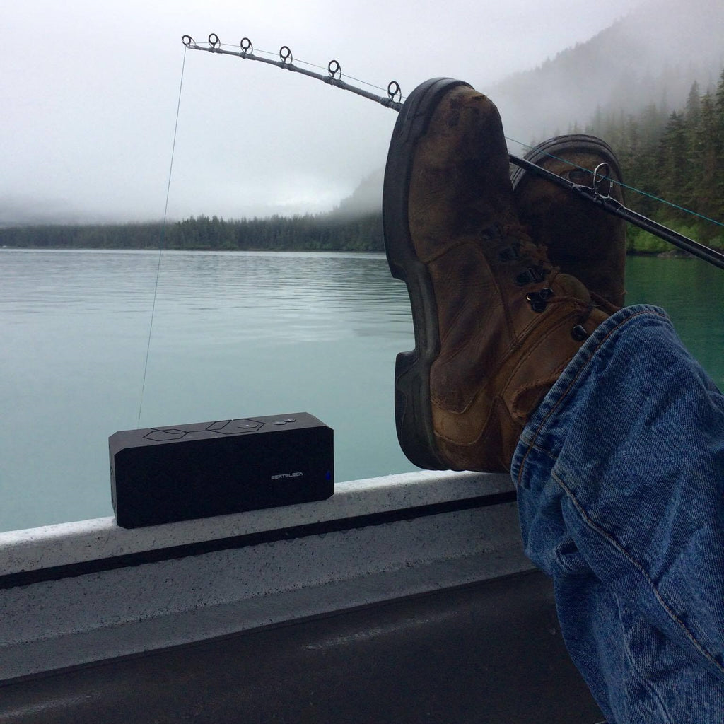 Laurie Fishing In Alaska With Her BeatBlock
